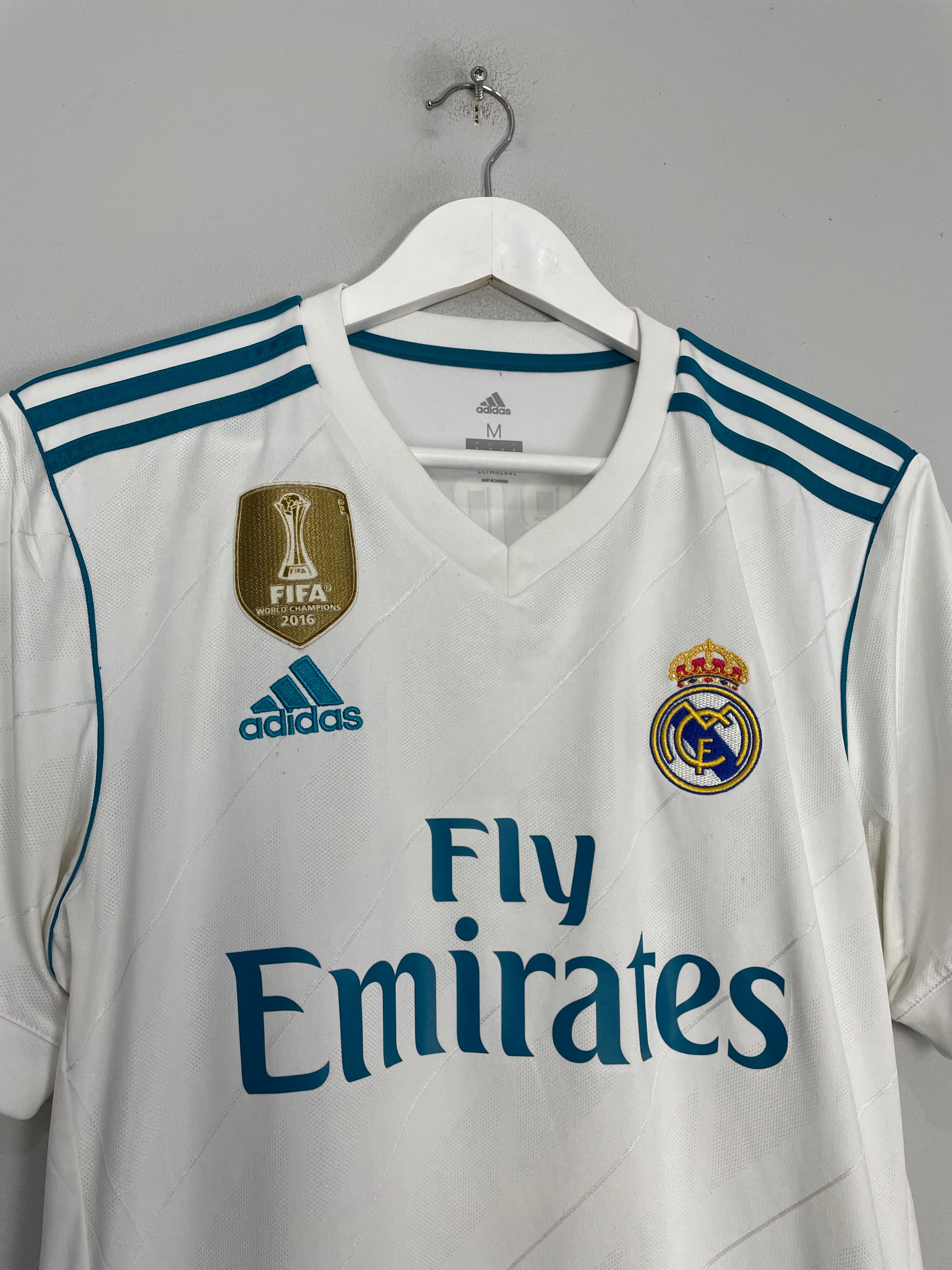 Shop 2017/18 REAL MADRID KROOS #8 HOME SHIRT (M) ADIDAS, classic football shirts, vintage football shirts & retro soccer jerseys at Cult Kits