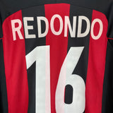 2000/01 AC MILAN REDONDO #16 L/S HOME SHIRT (XL) ADIDAS