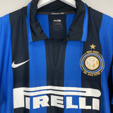 2007/08 INTER MILAN FIGO #7 *CENTENARY* HOME SHIRT (M) NIKE