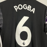 2017/18 MANCHESTER UNITED POGBA #6 AWAY SHIRT (M) ADIDAS