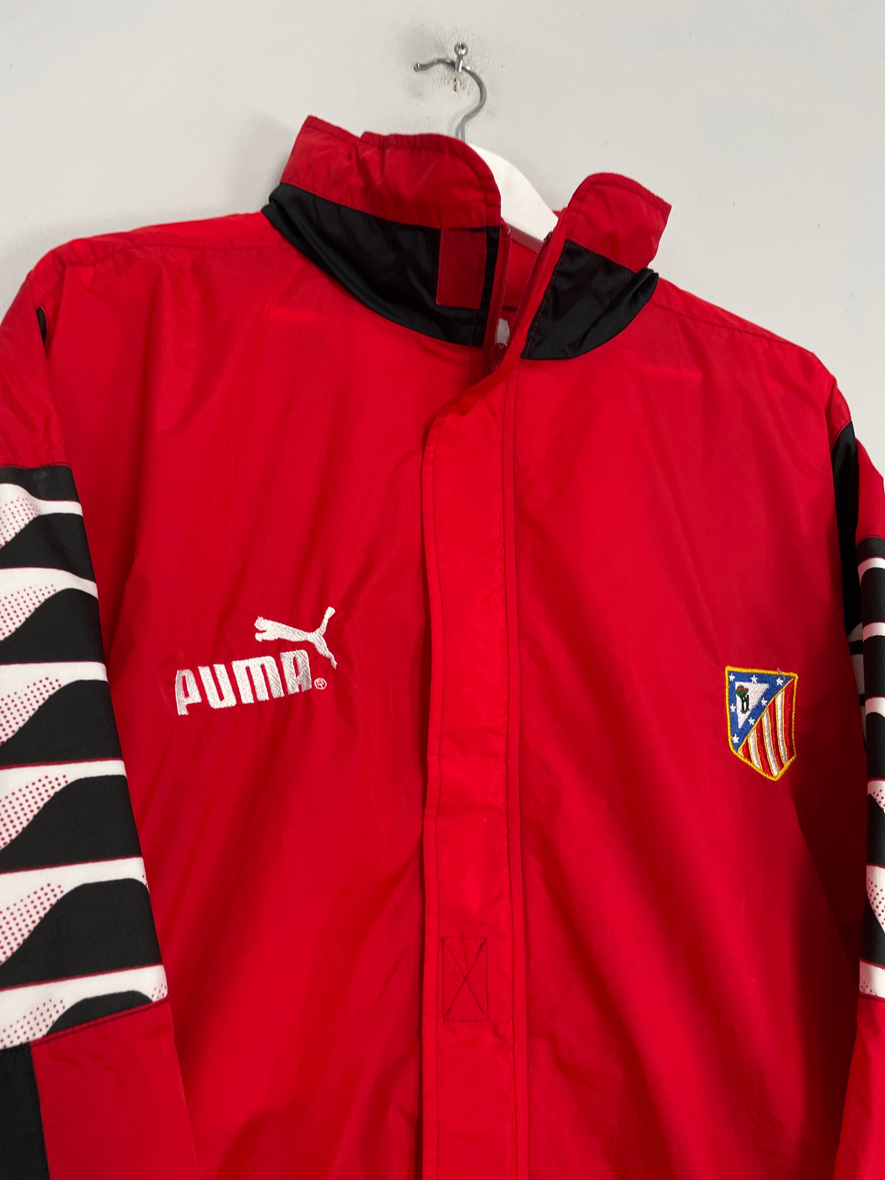 Vintage Atletico Madrid Track Jacket 1996 - Black&Red