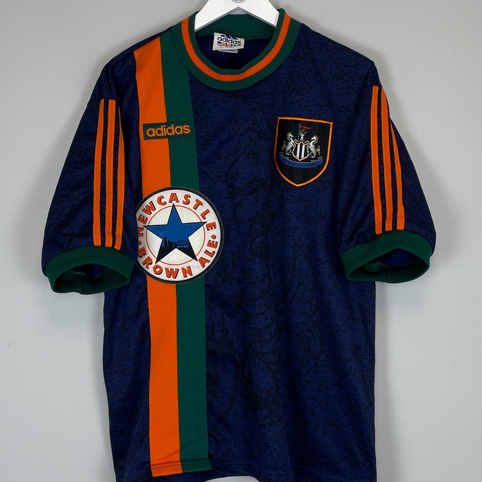 Shop 1997/98 NEWCASTLE UNITED AWAY SHIRT (L) ADIDAS, classic football shirts, vintage football shirts & retro soccer jerseys at Cult Kits