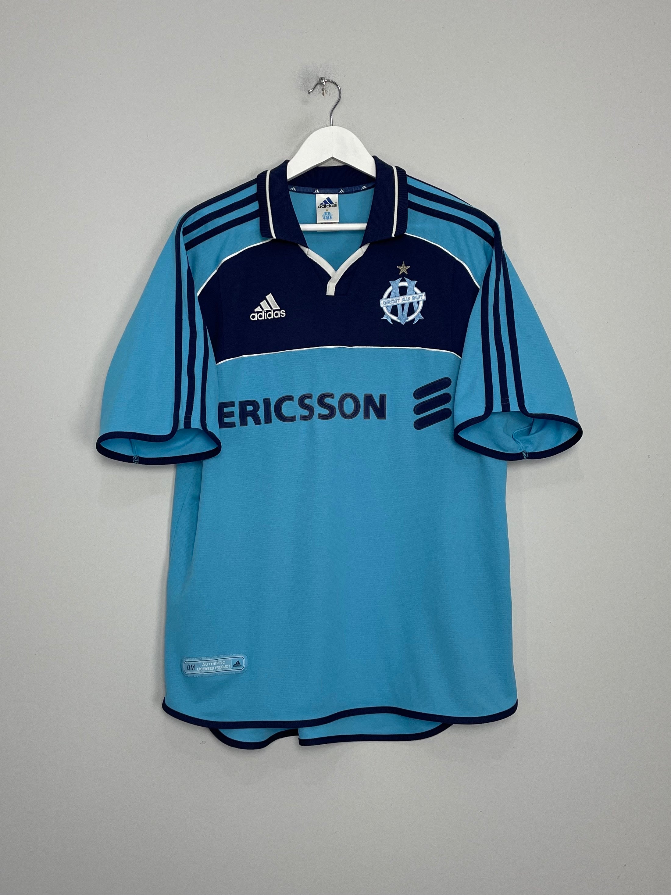 Shop 2000/01 MARSEILLE THIRD SHIRT (L) ADIDAS, classic football shirts, vintage football shirts & retro soccer jerseys at Cult Kits