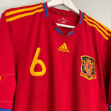 2010/11 SPAIN A.INIESTA #6 *BNWT* HOME SHIRT (XL) ADIDAS