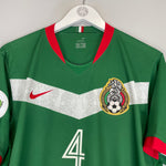 Buy 2006/07 MEXICO R.MARQUEZ 4 HOME SHIRT (L) NIKE ~ Free worldwide shipping ~ Authentic Vintage Football Shirts from Cult Kits