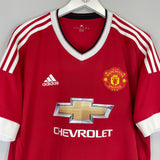 2015/16 MANCHESTER UNITED FELLAINI #27 HOME SHIRT (XL) ADIDAS