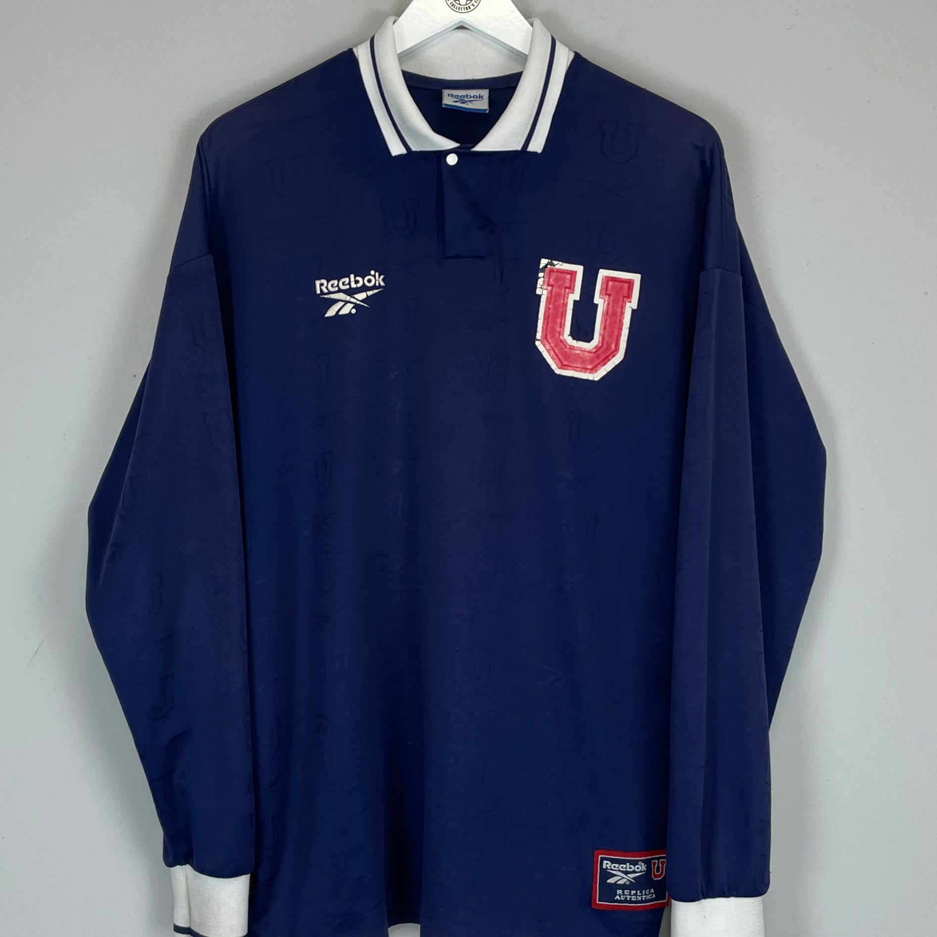 Shop 1998/99 UNIVERSIDAD DE CHILE L/S HOME SHIRT (L) REEBOK, classic football shirts, vintage football shirts & retro soccer jerseys at Cult Kits