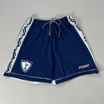 Shop 1995/97 TOTTENHAM HOME SHORTS (L) PONY, classic football shirts, vintage football shirts & retro soccer jerseys at Cult Kits