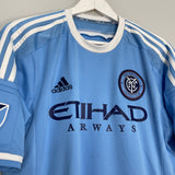 Shop 2015/16 NEW YORK CITY PIRLO #21 HOME SHIRT (M) ADIDAS, classic football shirts, vintage football shirts & retro soccer jerseys at Cult Kits