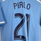 Shop 2015/16 NEW YORK CITY PIRLO #21 HOME SHIRT (M) ADIDAS, classic football shirts, vintage football shirts & retro soccer jerseys at Cult Kits