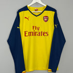 Shop 2014/15 ARSENAL OZIL #11 L/S AWAY SHIRT (L) PUMA, classic football shirts, vintage football shirts & retro soccer jerseys at Cult Kits