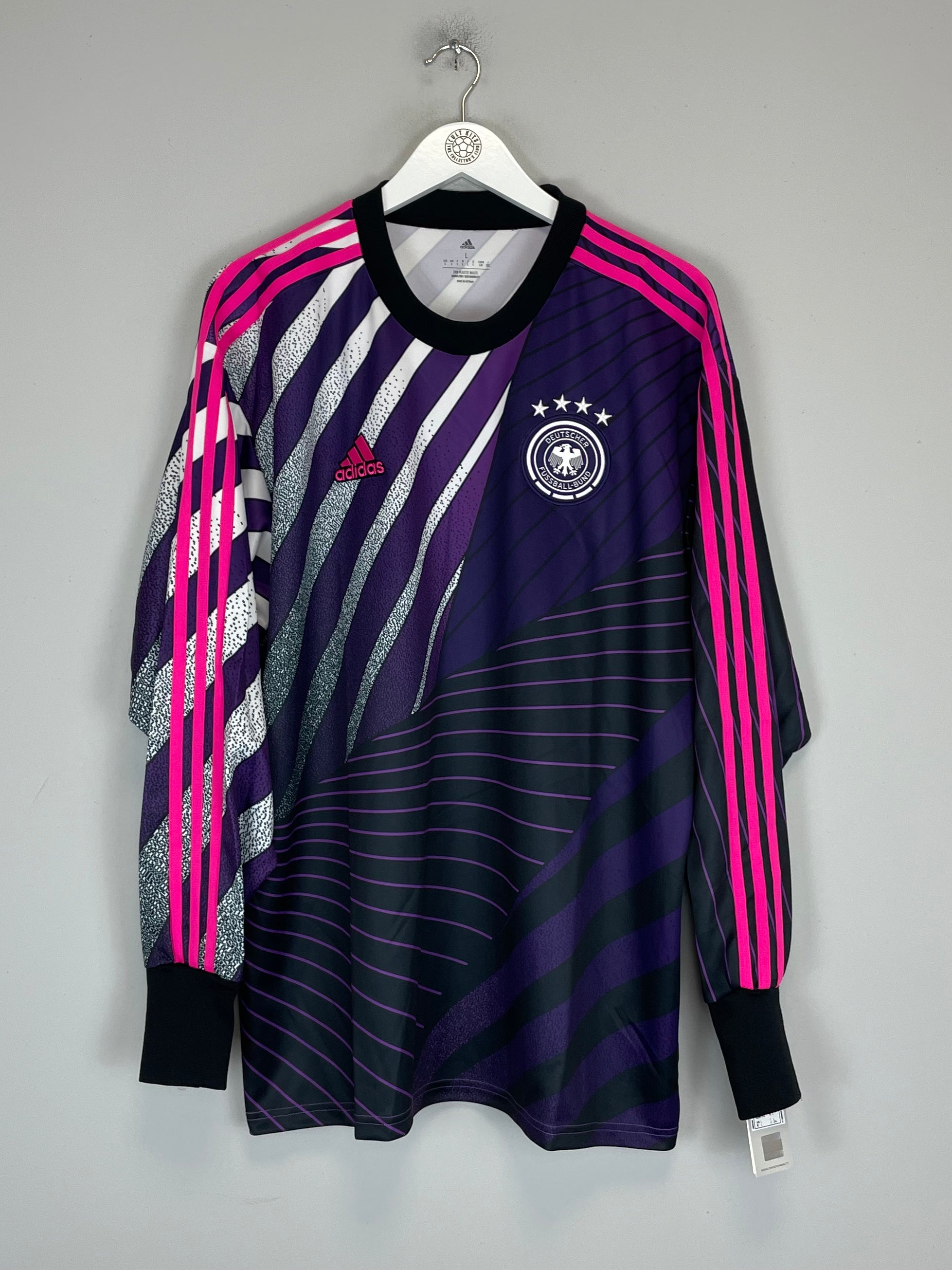 Shop 2022 GERMANY *BNWT* ADIDAS ICONS GK SHIRT (L) ADIDAS, classic football shirts, vintage football shirts & retro soccer jerseys at Cult Kits