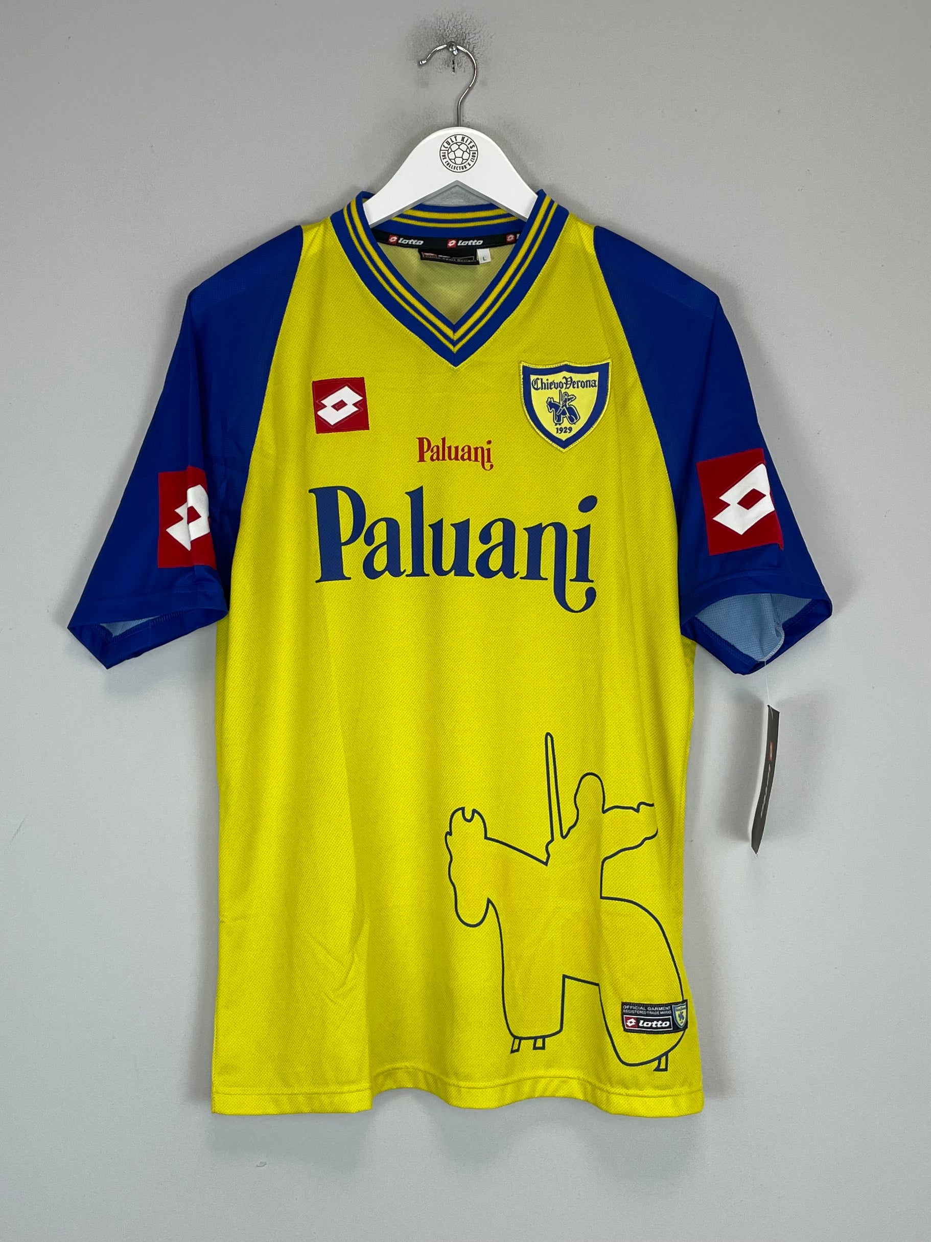 Shop 2003/04 CHIEVO VERONA *BNWT* THIRD SHIRT (L) LOTTO, classic football shirts, vintage football shirts & retro soccer jerseys at Cult Kits