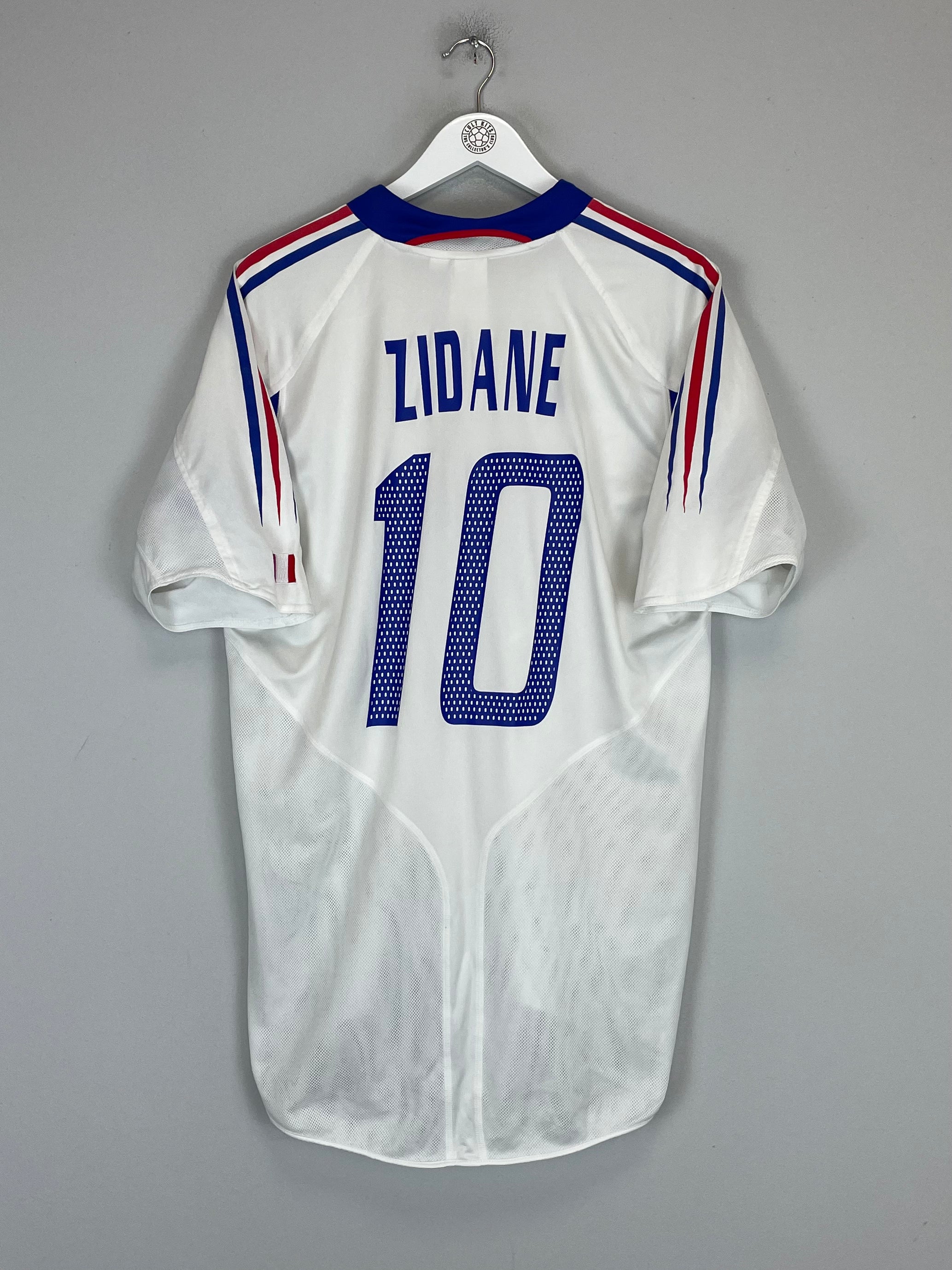 Shop 2004/06 FRANCE ZIDANE #10 AWAY SHIRT (L) ADIDAS, classic football shirts, vintage football shirts & retro soccer jerseys at Cult Kits