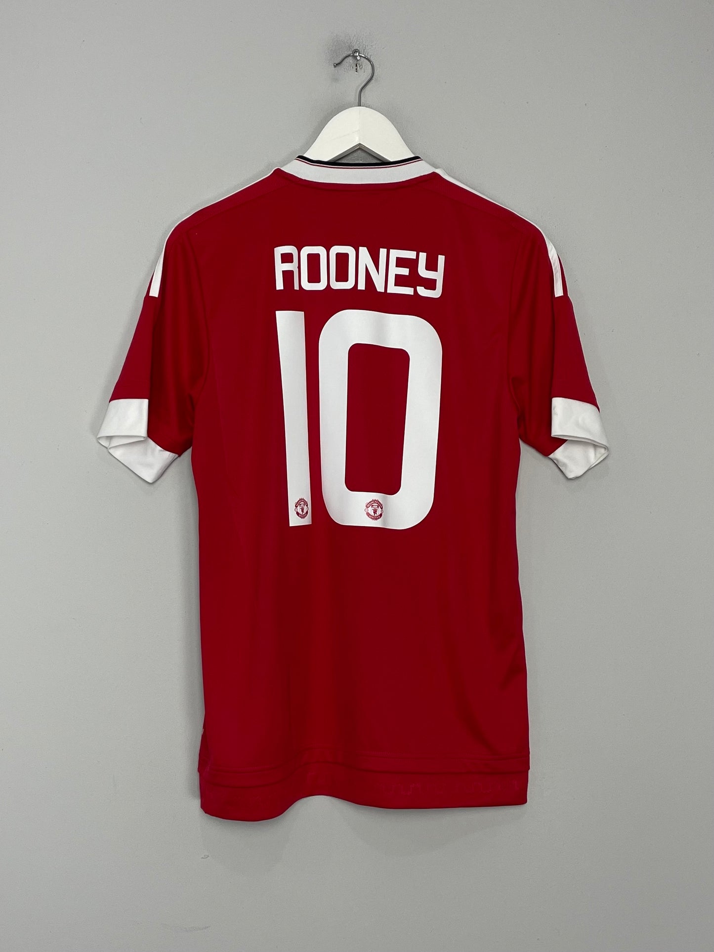 2015/16 MANCHESTER UNITED ROONEY #10 HOME SHIRT (S) ADIDAS