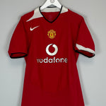 Shop 2004/05 MANCHESTER UNITED RONALDO #7 HOME SHIRT (S) NIKE, classic football shirts, vintage football shirts & retro soccer jerseys at Cult Kits