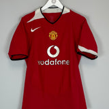 Shop 2004/05 MANCHESTER UNITED RONALDO #7 HOME SHIRT (S) NIKE, classic football shirts, vintage football shirts & retro soccer jerseys at Cult Kits