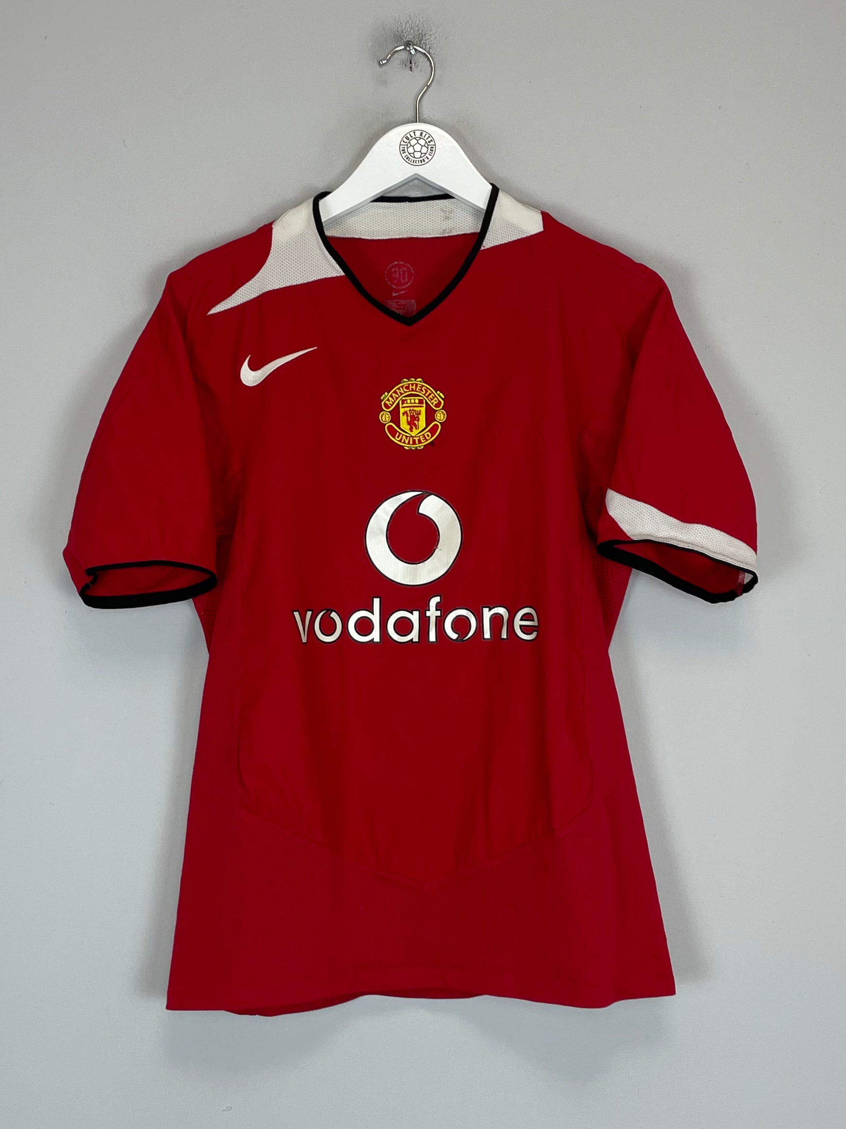 Shop 2004/05 MANCHESTER UNITED RONALDO #7 HOME SHIRT (S) NIKE, classic football shirts, vintage football shirts & retro soccer jerseys at Cult Kits