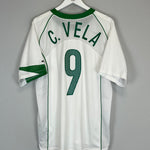 Shop 2004/06 MEXICO C.VELA #9 AWAY SHIRT (M) NIKE, classic football shirts, vintage football shirts & retro soccer jerseys at Cult Kits