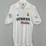 Shop 2002/03 REAL MADRID ZIDANE #5 *CENTENARY* HOME SHIRT (M) ADIDAS, classic football shirts, vintage football shirts & retro soccer jerseys at Cult Kits