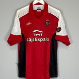 Shop 2001/03 REAL VALLODOLID AWAY SHIRT (XL) UMBRO, classic football shirts, vintage football shirts & retro soccer jerseys at Cult Kits