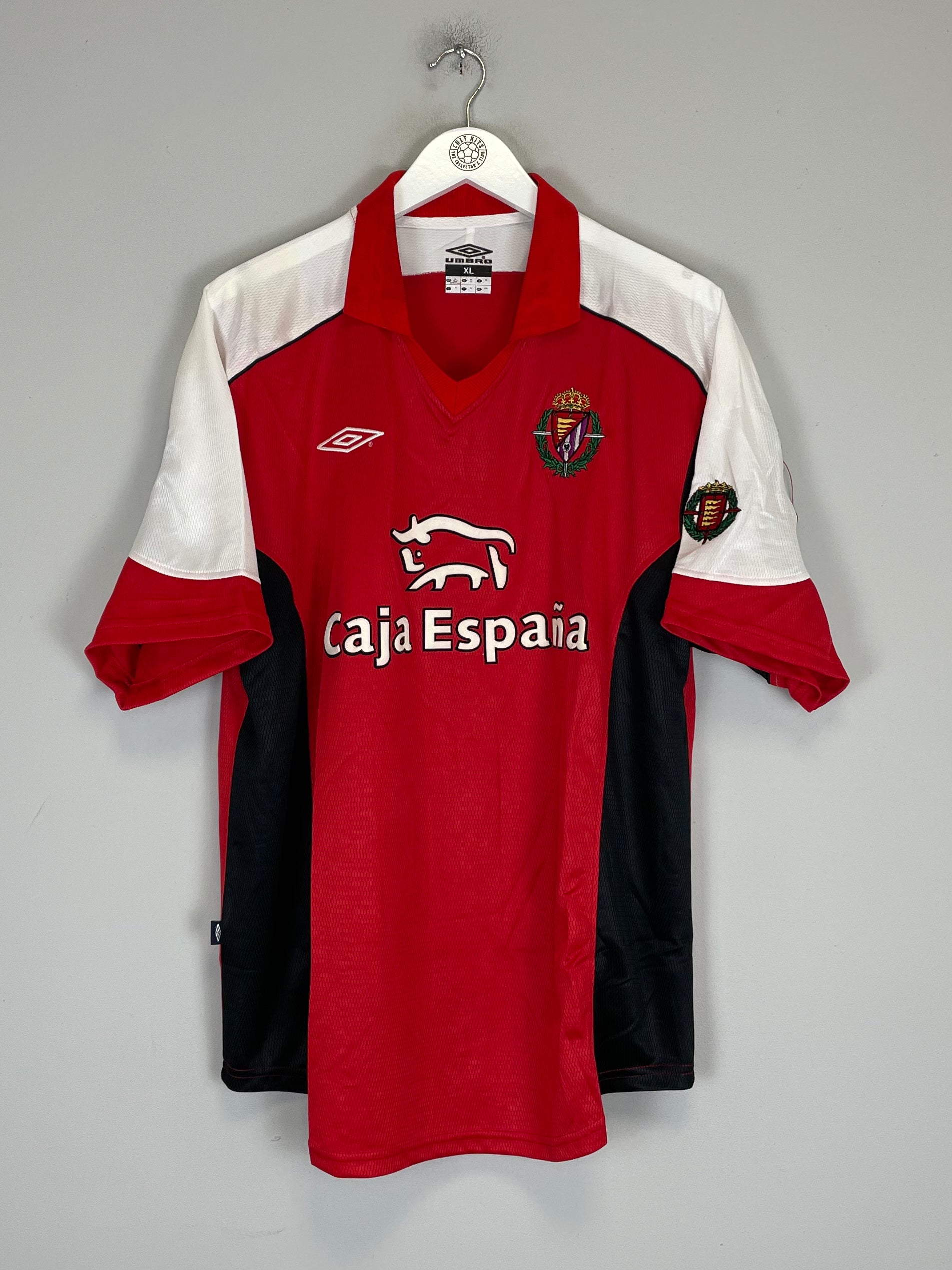 Shop 2001/03 REAL VALLODOLID AWAY SHIRT (XL) UMBRO, classic football shirts, vintage football shirts & retro soccer jerseys at Cult Kits