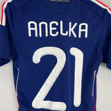 Shop 2009/10 FRANCE ANELKA #21 HOME SHIRT (S) ADIDAS, classic football shirts, vintage football shirts & retro soccer jerseys at Cult Kits