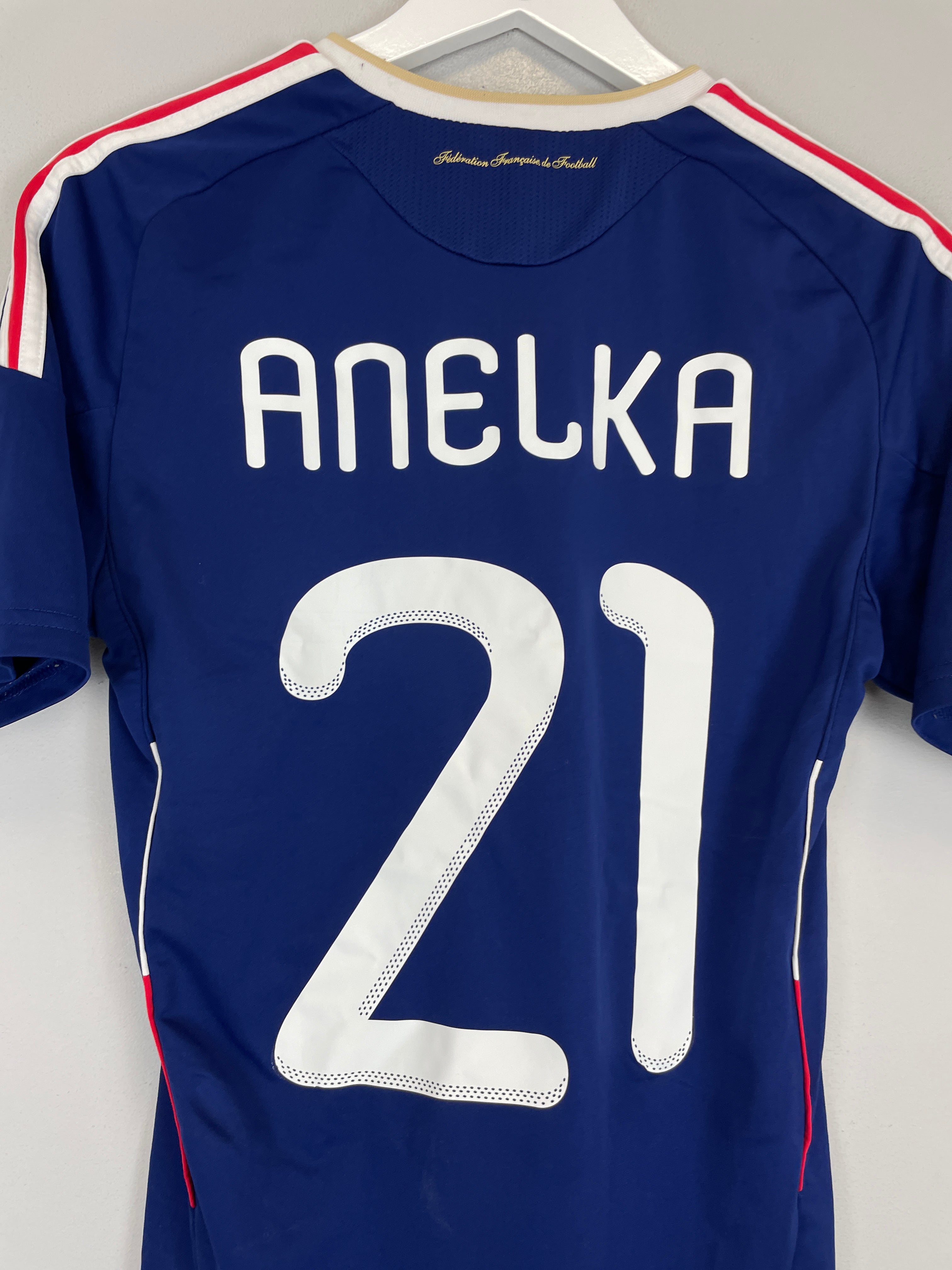 Shop 2009/10 FRANCE ANELKA #21 HOME SHIRT (S) ADIDAS, classic football shirts, vintage football shirts & retro soccer jerseys at Cult Kits