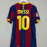 Shop 2010/11 BARCELONA MESSI #10 HOME SHIRT (M) NIKE, classic football shirts, vintage football shirts & retro soccer jerseys at Cult Kits