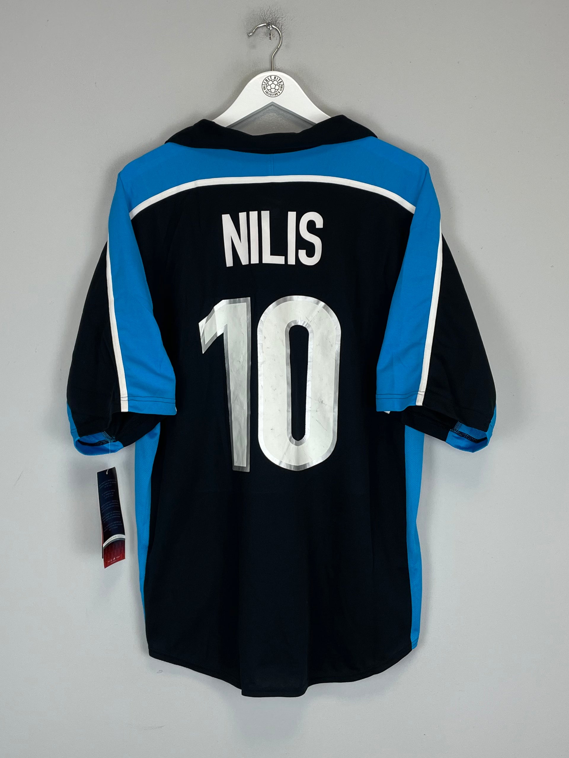 Shop 1999/01 PSV NILIS #10 *BNWT* AWAY SHIRT (L) NIKE, classic football shirts, vintage football shirts & retro soccer jerseys at Cult Kits