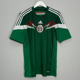 Shop 2014/15 MEXICO HOME SHIRT (M) ADIDAS, classic football shirts, vintage football shirts & retro soccer jerseys at Cult Kits