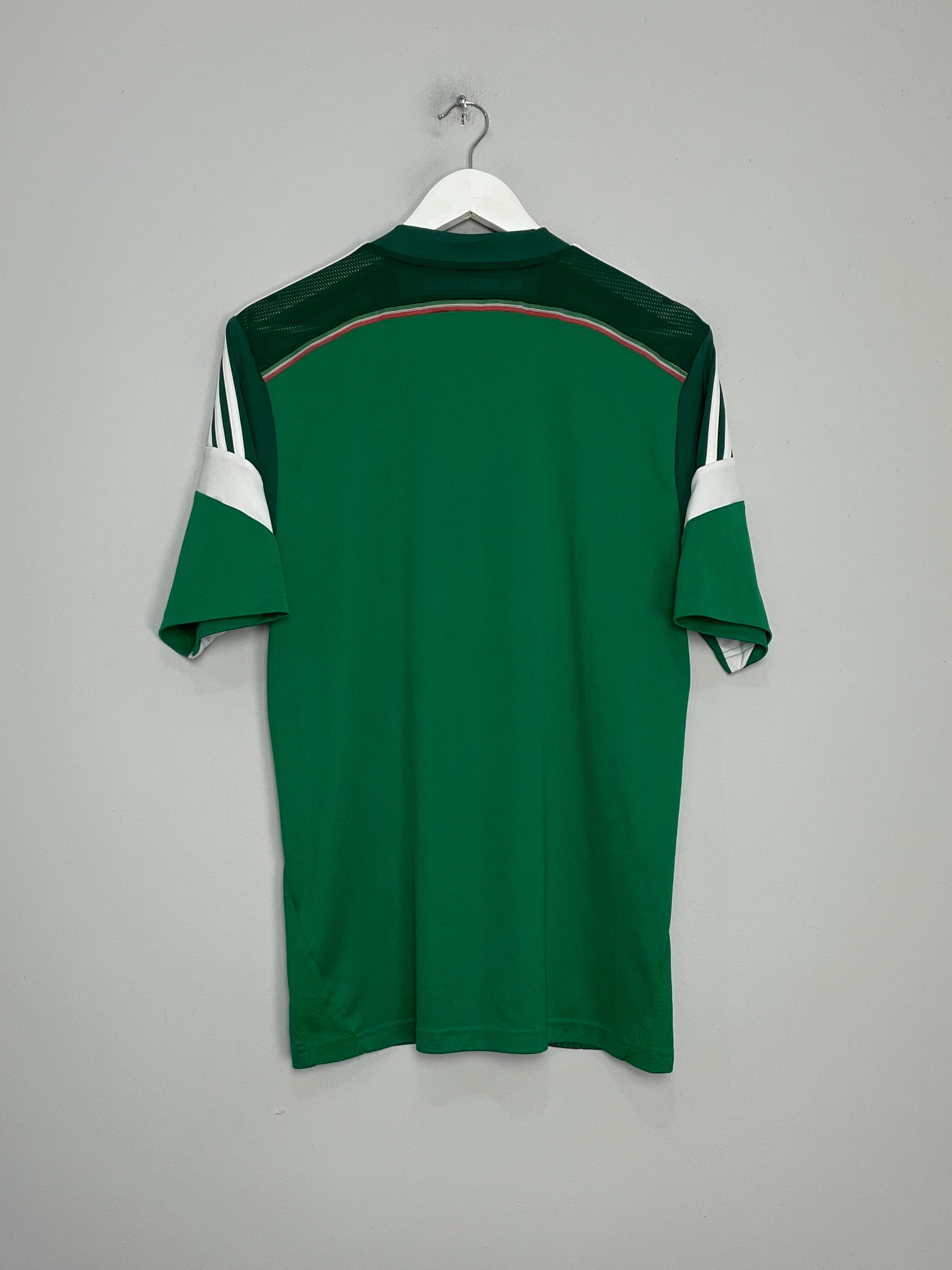 Shop 2014/15 MEXICO HOME SHIRT (M) ADIDAS, classic football shirts, vintage football shirts & retro soccer jerseys at Cult Kits