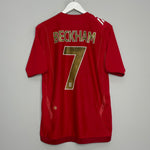 2006/08 ENGLAND BECKHAM #7 AWAY SHIRT (S) UMBRO