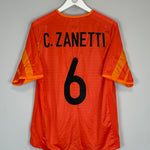 Shop 2001/02 INTER MILAN C.ZANETTI #6 THIRD SHIRT (M) NIKE, classic football shirts, vintage football shirts & retro soccer jerseys at Cult Kits