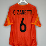 Shop 2001/02 INTER MILAN C.ZANETTI #6 THIRD SHIRT (M) NIKE, classic football shirts, vintage football shirts & retro soccer jerseys at Cult Kits