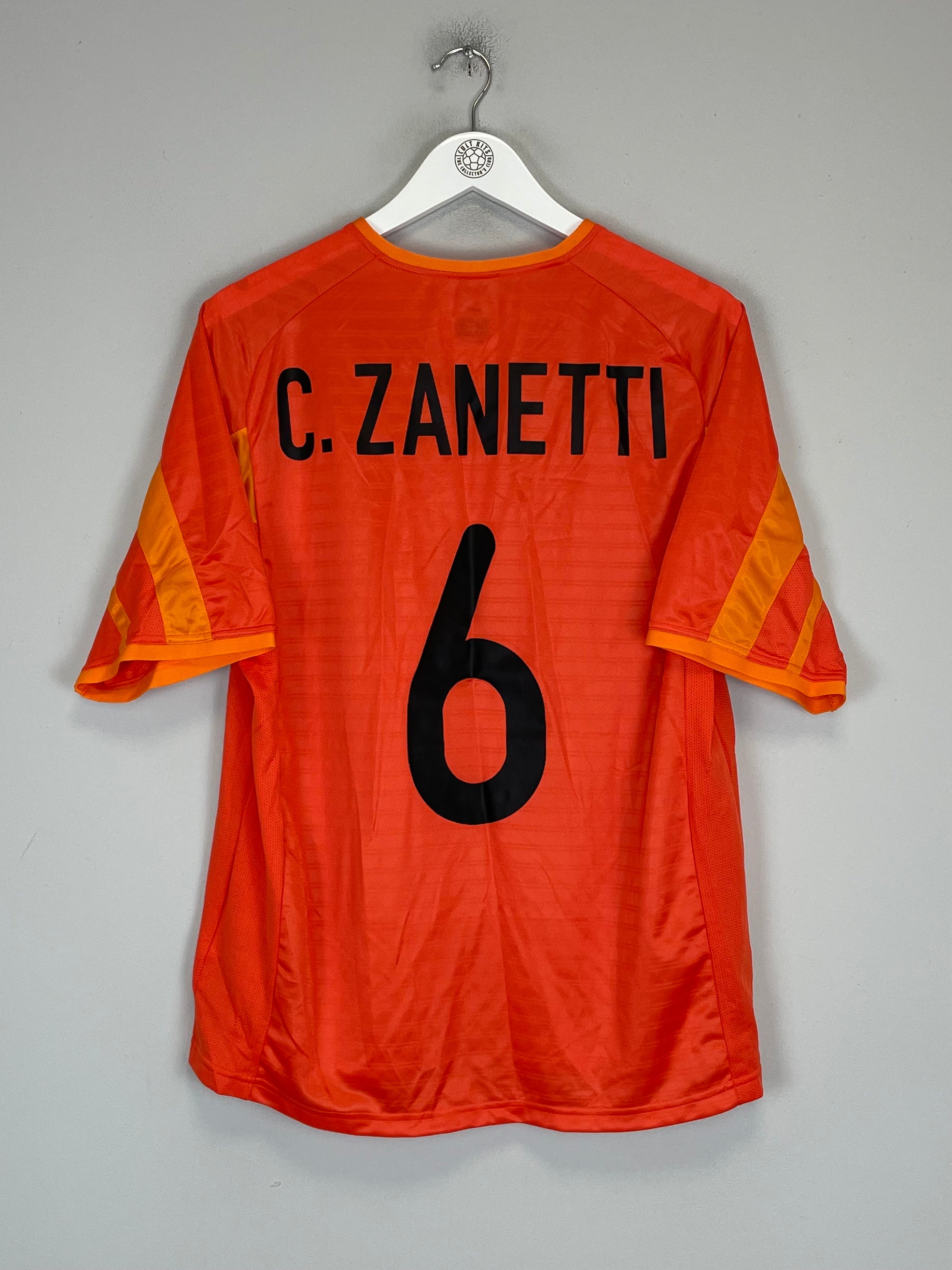 Shop 2001/02 INTER MILAN C.ZANETTI #6 THIRD SHIRT (M) NIKE, classic football shirts, vintage football shirts & retro soccer jerseys at Cult Kits