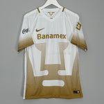 Shop 2015/16 UNAM PUMAS HACHITA #10 HOME SHIRT (M) NIKE, classic football shirts, vintage football shirts & retro soccer jerseys at Cult Kits