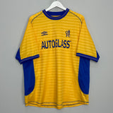 Shop 2000/01 CHELSEA ZOLA #25 AWAY SHIRT (XXL) UMBRO, classic football shirts, vintage football shirts & retro soccer jerseys at Cult Kits