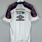 Shop 1998/99 ENGLAND TRAINING SHIRT (M) UMBRO, classic football shirts, vintage football shirts & retro soccer jerseys at Cult Kits