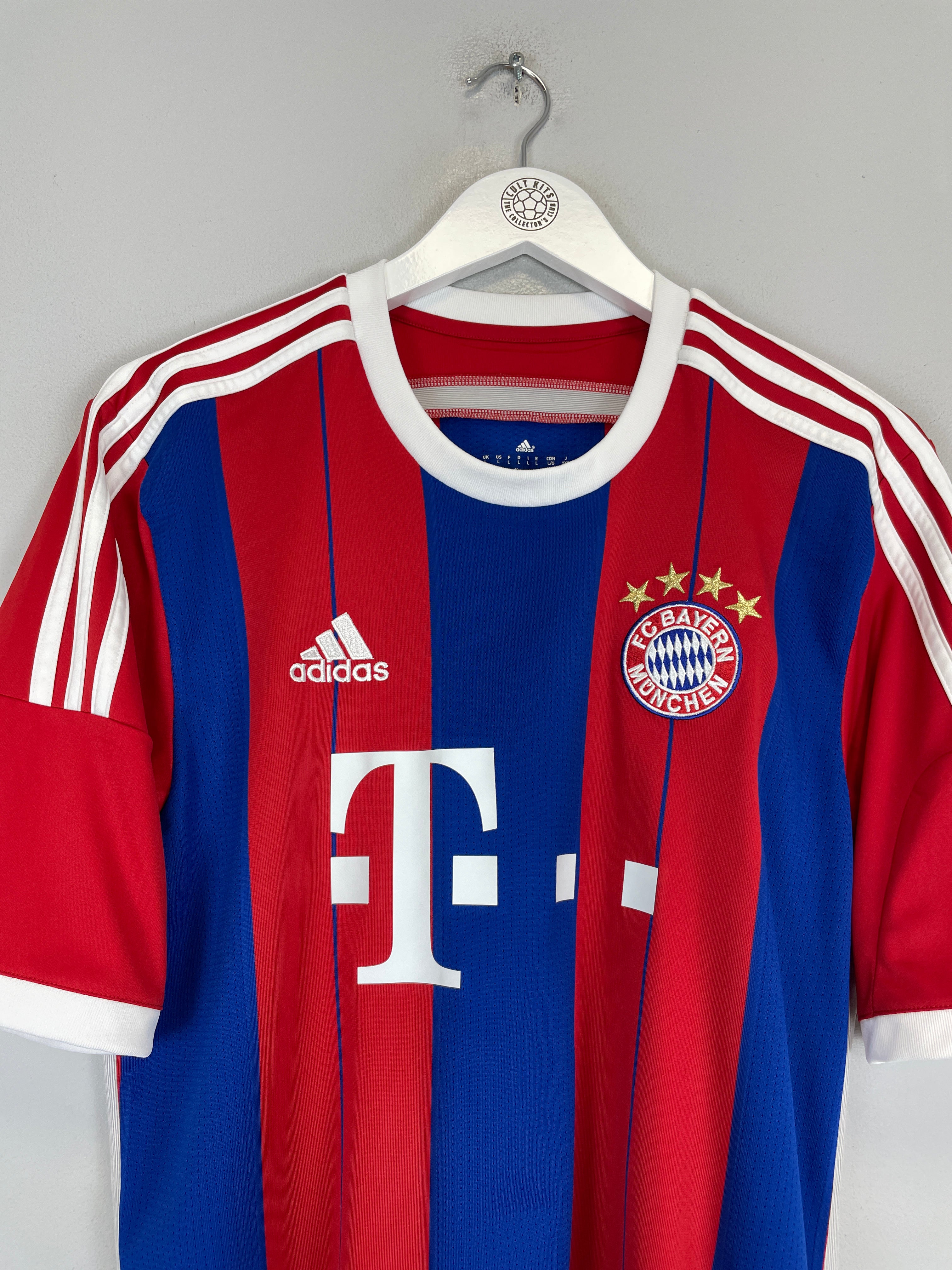 Shop 2014/15 BAYERN MUNICH ROBBEN #10 HOME SHIRT (L) ADIDAS, classic football shirts, vintage football shirts & retro soccer jerseys at Cult Kits