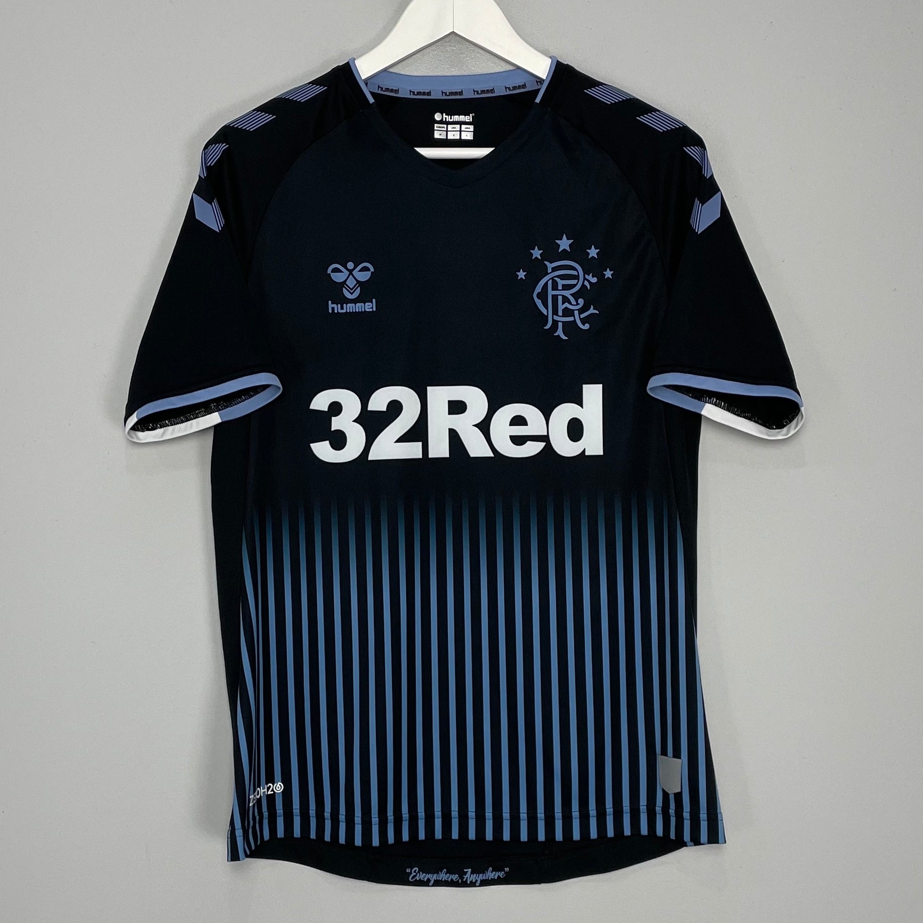 Shop 2019/20 RANGERS AWAY SHIRT (M) HUMMEL, classic football shirts, vintage football shirts & retro soccer jerseys at Cult Kits