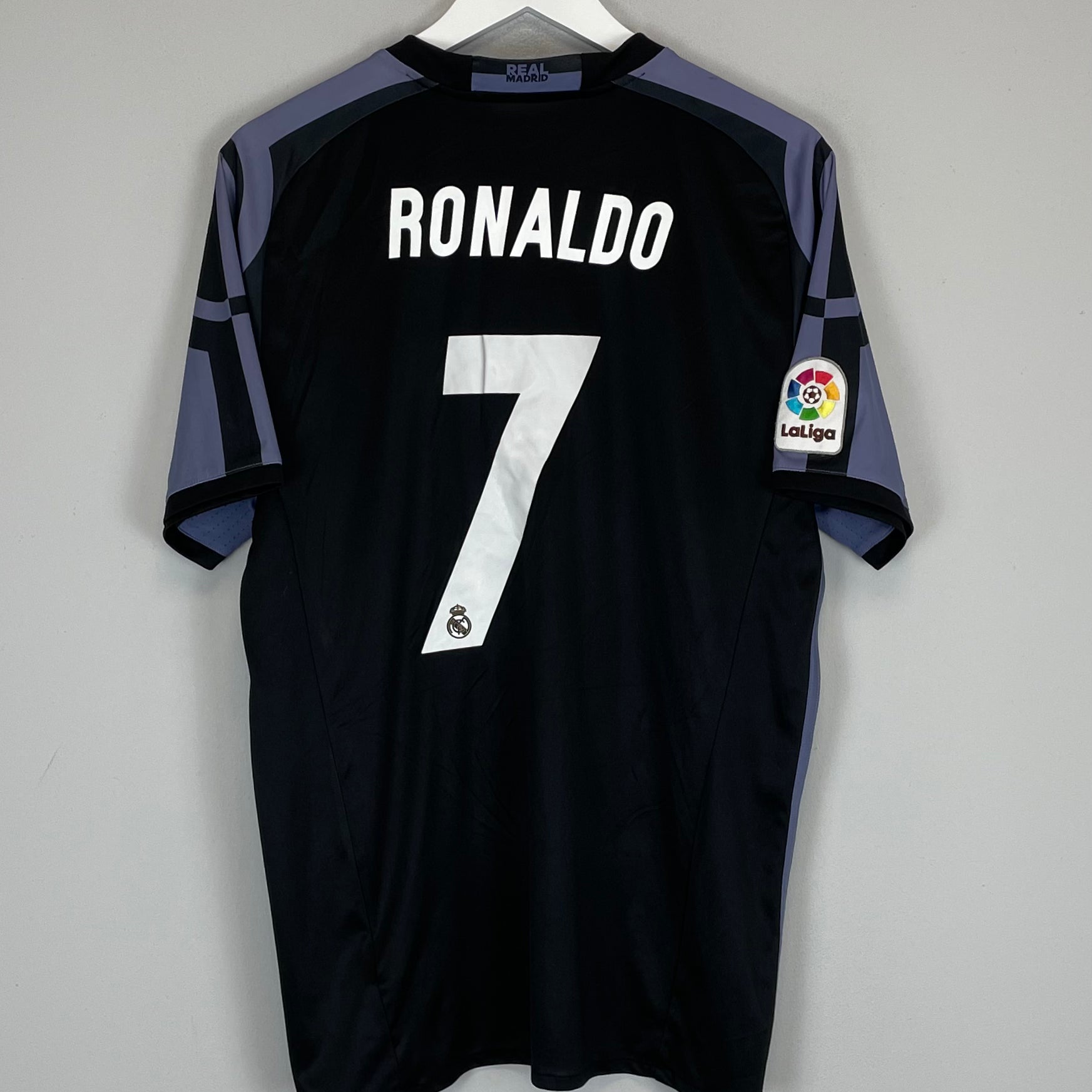 Shop 2016/17 REAL MADRID RONALDO #7 THIRD SHIRT (L) ADIDAS, classic football shirts, vintage football shirts & retro soccer jerseys at Cult Kits