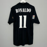 Shop 2002/03 REAL MADRID RONALDO #11 AWAY SHIRT (S) ADIDAS, classic football shirts, vintage football shirts & retro soccer jerseys at Cult Kits