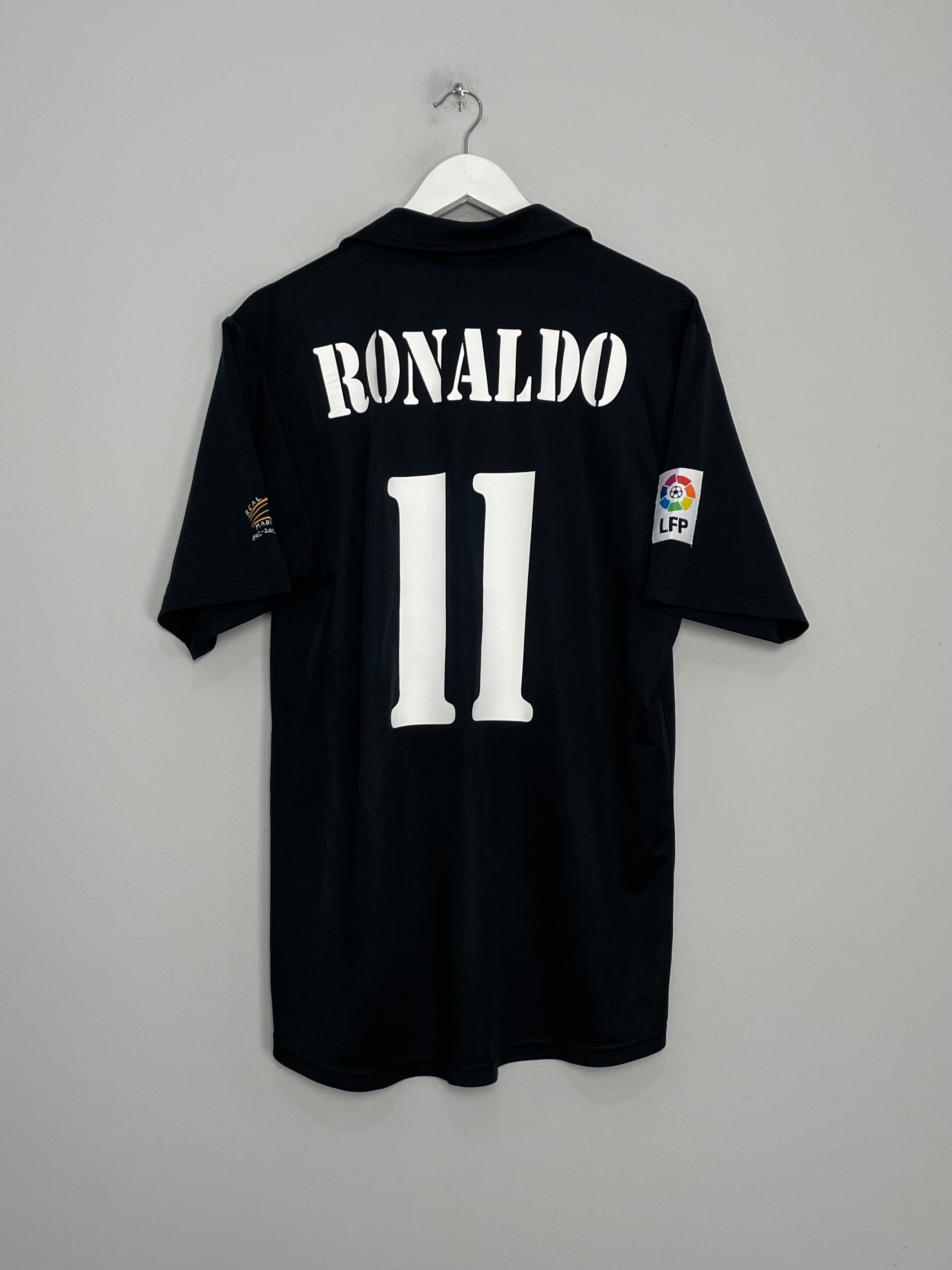 Shop 2002/03 REAL MADRID RONALDO #11 AWAY SHIRT (S) ADIDAS, classic football shirts, vintage football shirts & retro soccer jerseys at Cult Kits