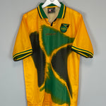 Shop 2002/04 JAMAICA HOME SHIRT (L) UHLSPORT, classic football shirts, vintage football shirts & retro soccer jerseys at Cult Kits
