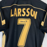 Shop 2003/04 CELTIC LARSSON #7 AWAY SHIRT (M) UMBRO, classic football shirts, vintage football shirts & retro soccer jerseys at Cult Kits