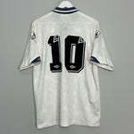 Shop 1991/93 TOTTENHAM #10 SHERINGHAM HOME SHIRT (XL) UMBRO, classic football shirts, vintage football shirts & retro soccer jerseys at Cult Kits