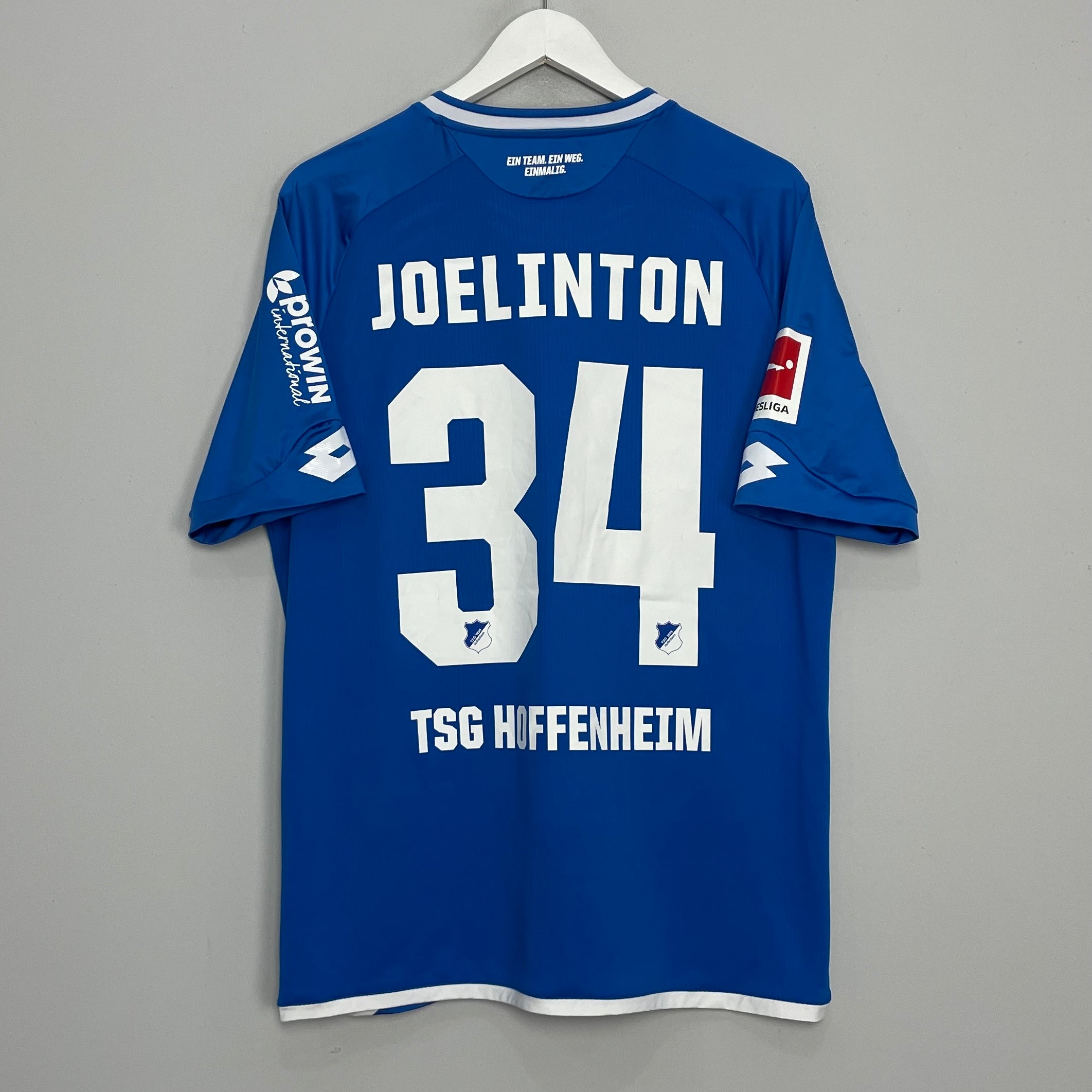 Shop 2018/19 HOFFENHEIM JOELINTON #34 HOME SHIRT (XL) LOTTO, classic football shirts, vintage football shirts & retro soccer jerseys at Cult Kits