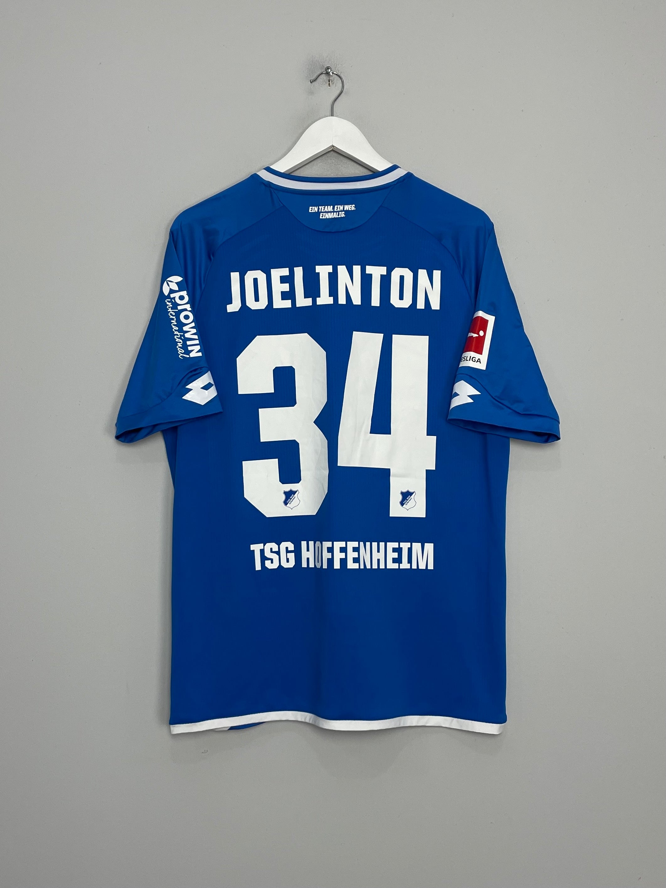 Shop 2018/19 HOFFENHEIM JOELINTON #34 HOME SHIRT (XL) LOTTO, classic football shirts, vintage football shirts & retro soccer jerseys at Cult Kits