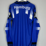 Shop 1995/96 HAMBURG L/S AWAY SHIRT (L) UHLSPORT, classic football shirts, vintage football shirts & retro soccer jerseys at Cult Kits